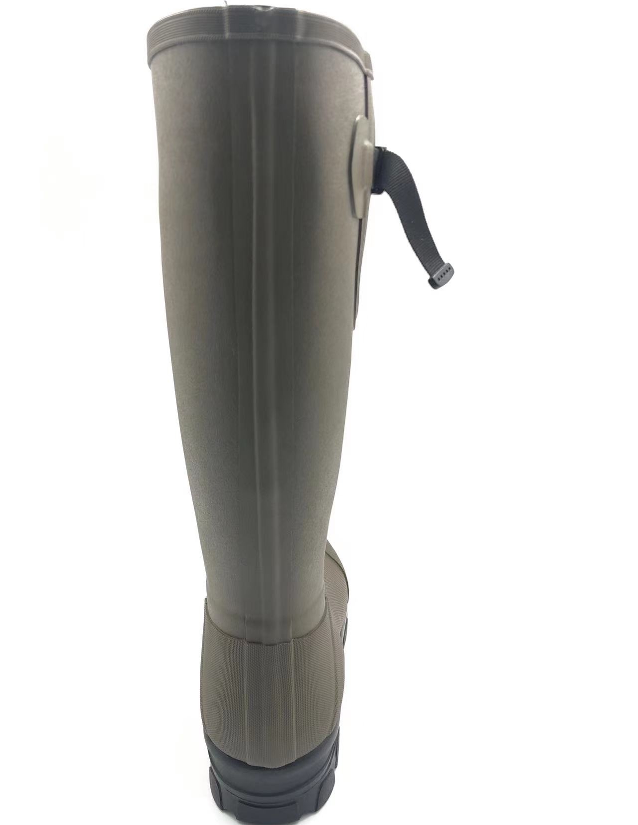 SHAZHIRUI 18" Tall Neoprene Insulated lining Rubber Boots For Hunting And Fishing