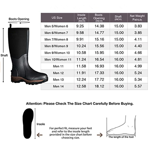 Men Neoprene Boots