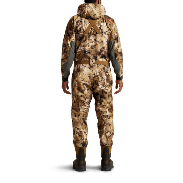 Breathable Camo Hunting Waders With Front Zipper And Remove Cotton Liner