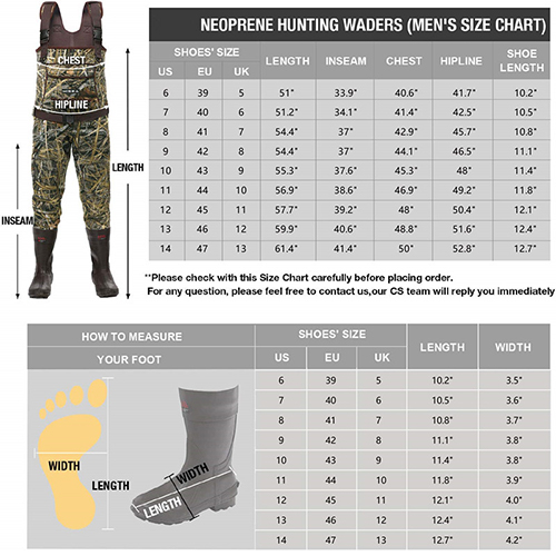 Men Neoprene Wader